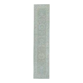 Turkish Oushak Rug 2'2" x 10'1" #19313 For Sale
