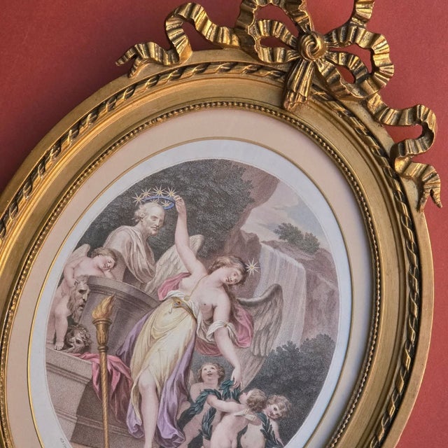 Giovanni Battista Cipriani, the Nymph of Immortality, 1800s, Paper, Framed For Sale - Image 5 of 16