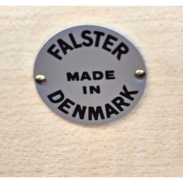 1950s Pair of Teak Tambour Door Nightstands by Sven Madsen for Falster For Sale - Image 10 of 10