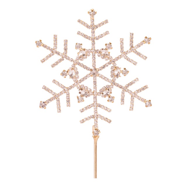 Jeweled Snowflake Stem (Set of 4) For Sale