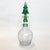 Mid-Century Modern Blenko Clear Crackle With Emerald Green Stopper, Circa 1930s For Sale - Image 3 of 6
