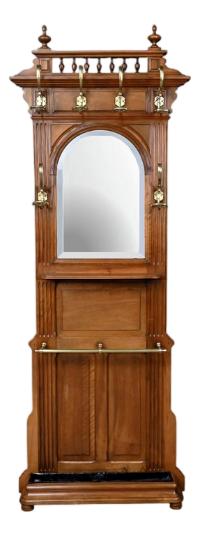 Oak Coat Rack, 1900s