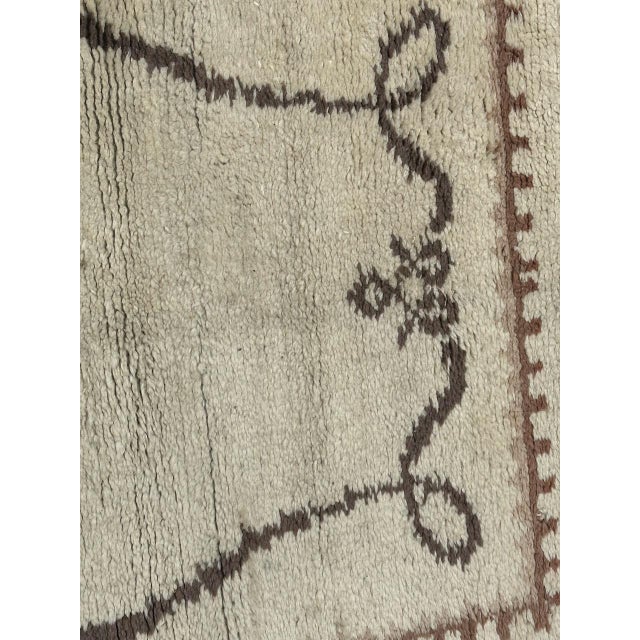 Mid-Century Moroccan Art Deco Design Rug, 1940s For Sale - Image 9 of 12