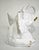 Vintage Table Lamp and Decorative Objects in White Ceramic, Italy, 1970s, Set of 3 For Sale - Image 9 of 12