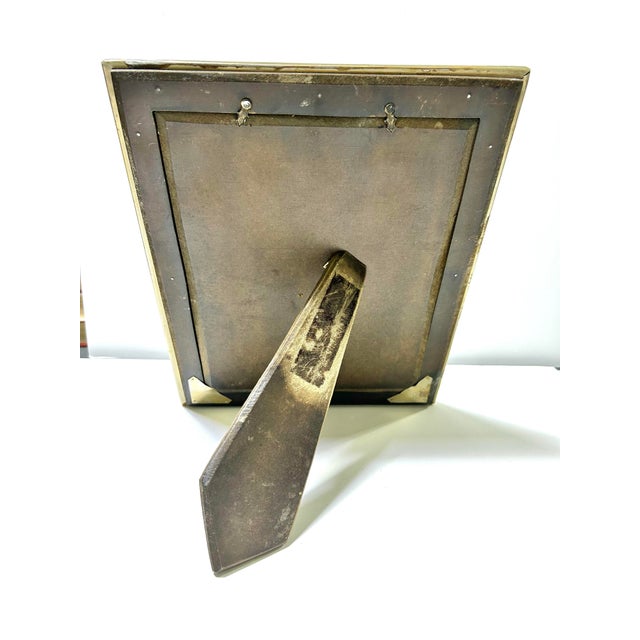 Silver 1960s Repousse Silverplated Embossed Picture Frame Hecho a Mano Handcrafted For Sale - Image 8 of 10