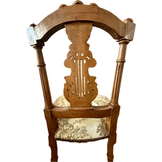 Vintage Hand-Carved Chairs - Set of 2 For Sale - Image 4 of 8