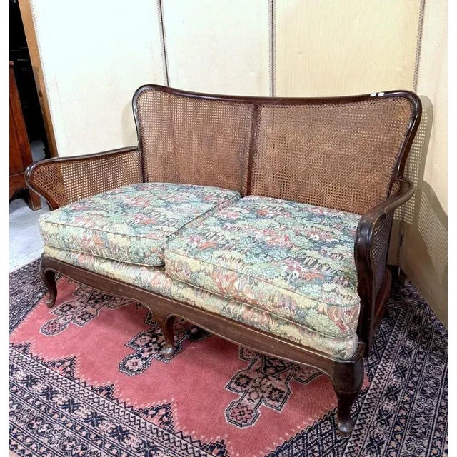 English Bench in Mahogany For Sale - Image 3 of 10