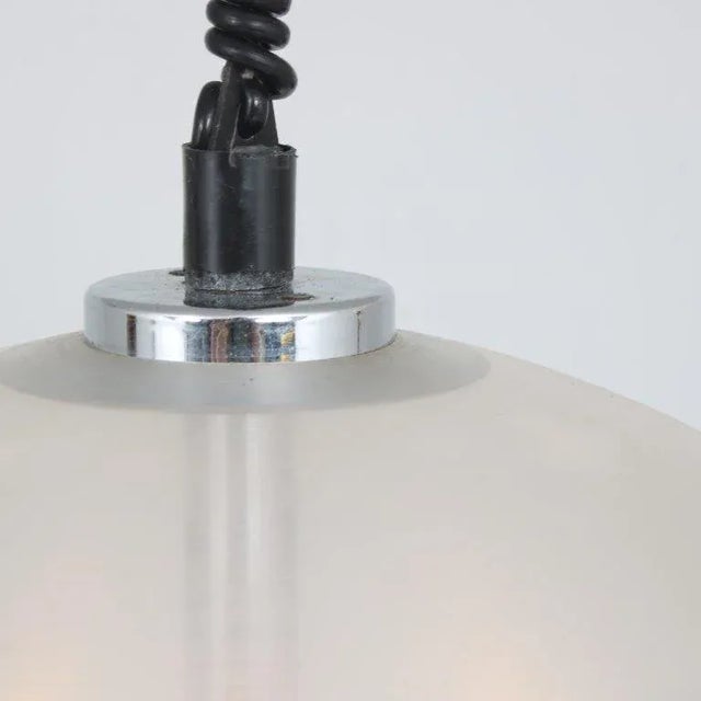 Metal Hanging Lamp by Glashütte Limburg, Germany, 1970s For Sale - Image 7 of 11