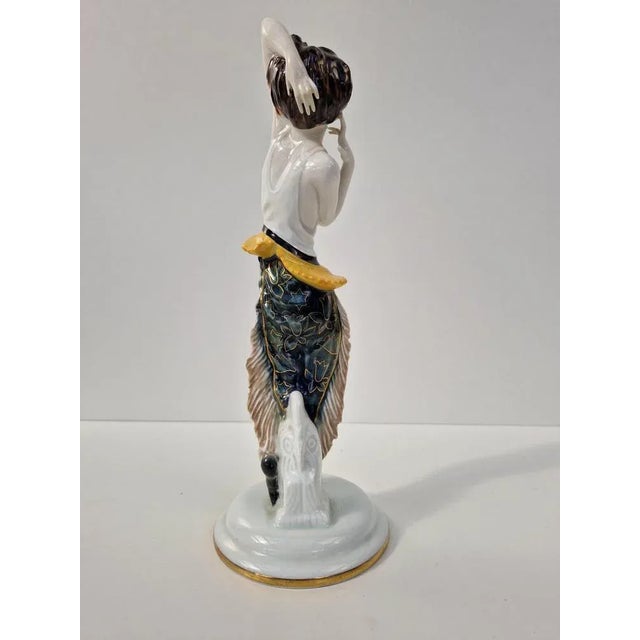 The Dancer Lo Hesse by Constantin Holzer Defanti for Rosenthal, 1920s For Sale - Image 4 of 11