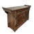 Vintage Chinoiserie Buffet Server with Pagoda Table Top Made of Solid Wood with Asian Style Carvings For Sale - Image 9 of 10