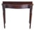 Antique Early 19th C. American Federal Serpentine Mahogany Console Game Table For Sale