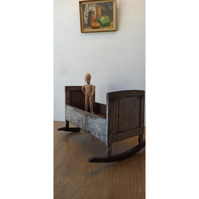 Vintage Cradle, 1930s For Sale - Image 10 of 18