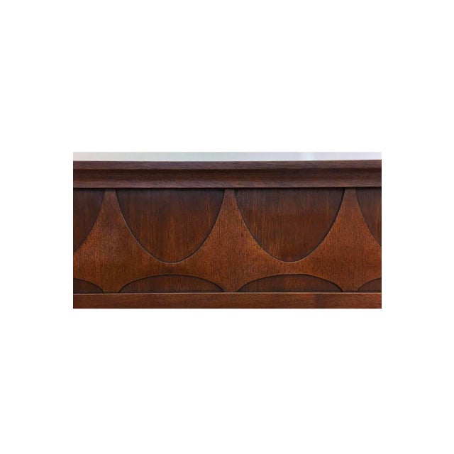1960s "Brasilia Premier" by Broyhill Triple Dresser and Mirror, Attributed For Sale - Image 9 of 11