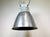 Vintage Industrial Factory Pendant Lamp in Silver from Elektrosvit, 1960s For Sale - Image 6 of 18