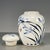 Chinese Vintage Blue & White Porcelain Tea Jar With Lid – Orchid Motif & Calligraphy, "Wan Yu" Mark For Sale - Image 3 of 9