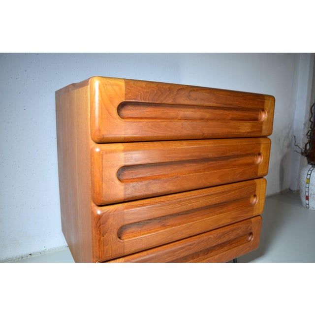 1970s Teak Chest of Drawers, Denmark, 1970s For Sale - Image 5 of 10