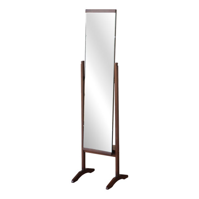 Vintage Cheval Mirror in Wood, 1960s For Sale