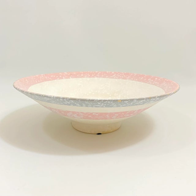 80s Maurice Ceramics Striped Catchall Bowl For Sale In New York - Image 6 of 13
