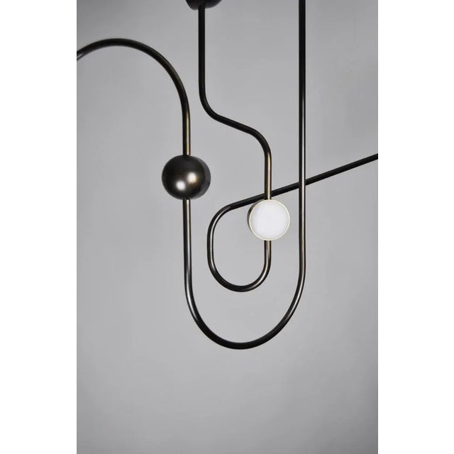 Dia Config 2 Led Hanging Lamp by Ovature Studios For Sale - Image 4 of 5