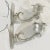 Remains Lighting Pair Remains Lighting Silver Over Solid Brass Electric Wall Light Sconces For Sale - Image 4 of 6