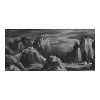 1930s Eliot Clark Himalayan Pastel Drawing For Sale