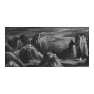 1930s Eliot Clark Himalayan Pastel Drawing