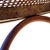 Wood Rare Late Victorian Bent Oak and Brass Barbers Chair With Cane Seat, Austria For Sale - Image 7 of 7