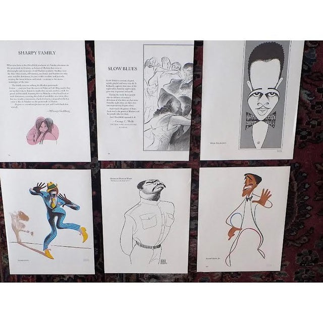 2000 - 2009 Vintage "Al Hirschfeld's Harlem" Lithographs - Set of 9 For Sale - Image 5 of 8