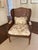 Antique French Louis XVI Wingback Chair With Double Caning For Sale - Image 11 of 13