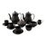 Mid 20th Century Wedgwood Basalt Tea Set- 11 Pieces For Sale