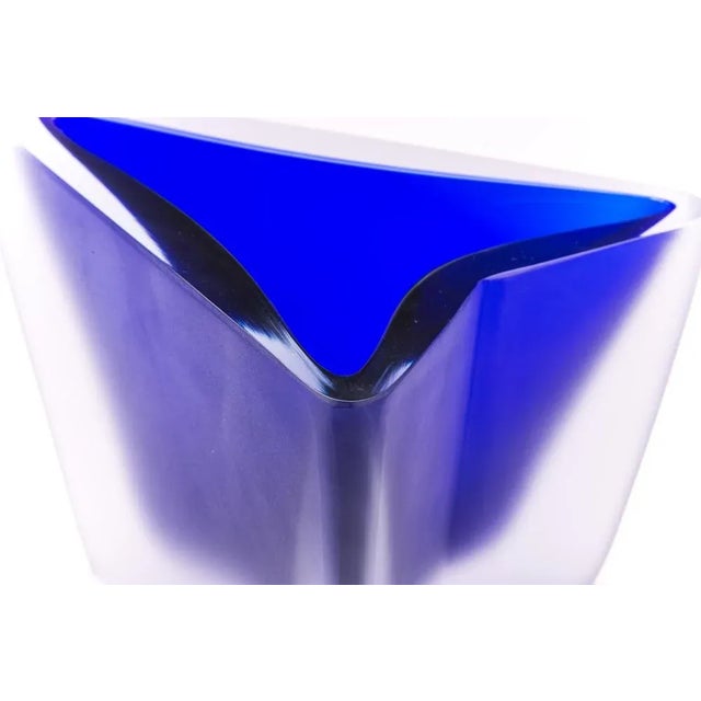 Small Blue Vase by Purho Arrow For Sale - Image 6 of 8