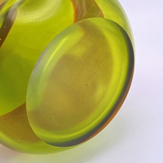 Arte Murano Icet Tall 12¾” Statement Vase (Vintage 1960s, Venezuela) Mid-Century Modern Art Glass For Sale - Image 13 of 18