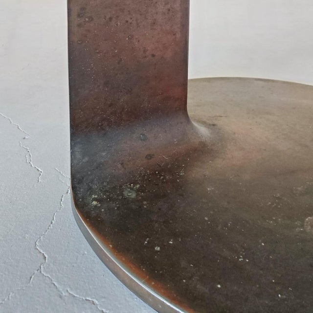 Round Table in Smoked Glass by Afra and Tobia Scarpa for Poggi, 1970s For Sale - Image 16 of 18