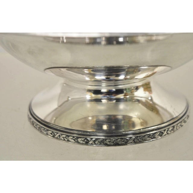 Antique Wallace Bros & Co. Victorian Silver Plated Reticulated Lid Butter Dish For Sale - Image 9 of 12