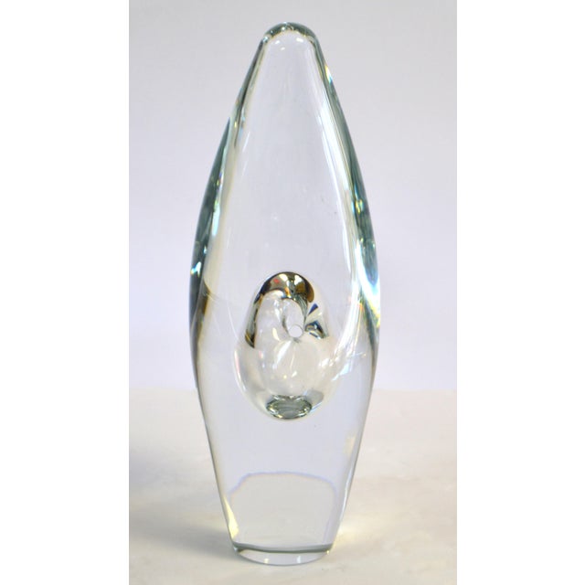 Timo Sarpaneva Orchid Art Glass Vase for Littala Finland For Sale - Image 10 of 10