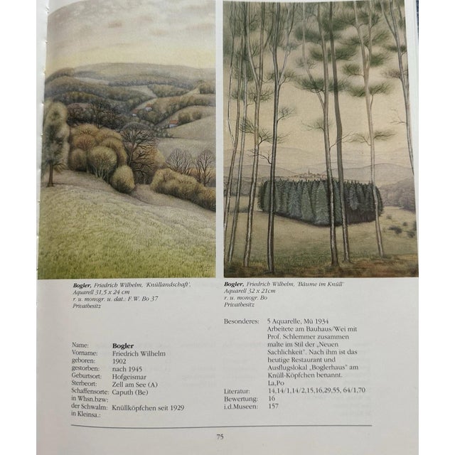 Pedro Friedeberg Friedrich Wilhelm Bogler, Trees Knüll, 1920s, Watercolor For Sale - Image 4 of 13