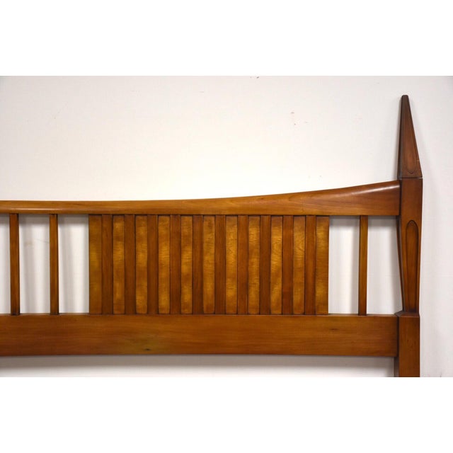 John King Mid Century Modern Walnut Headboard Chairish