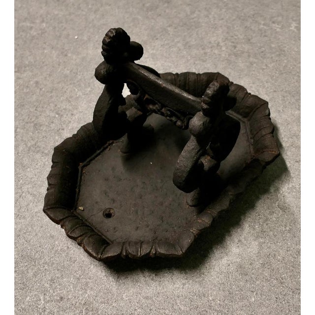 Victorian Cast Iron Boot Scraper by T Holcroft & Sons, 1850 For Sale - Image 6 of 7