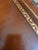 Vintage Leather Top Embossed Game Card Table For Sale - Image 10 of 13