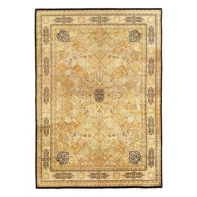 2020s 2020s Beige Color Fine Hand Knotted Tabriz For Sale - Image 5 of 5