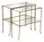 Nesting Tables with Brass Legs, Set of 2 For Sale