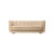 Honey sheepskin and smoked oak vilhelm sofa by lassen dimensions: w 217 x d 88 x h 80 cm materials: sheepskin, oak....