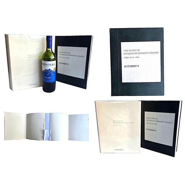 Offered is the 584-page Sotheby's April 23–26, 1996 catalog for the Estate of Jacqueline Kennedy Onassis. It is a...