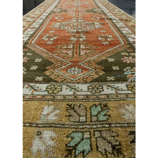 Early 21st Century Turkish Vintage Runner Rug 3'3" x 9'5" #17979 For Sale - Image 5 of 8