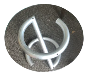 1980s Contemporary Chrome Side Table