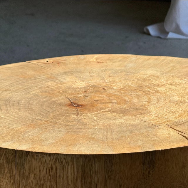 Coffee Table in Natural Mango Wood, 1980s For Sale - Image 18 of 18