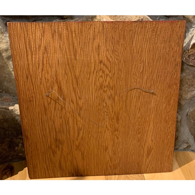 Pair of MCM Copper Tone Repoussé Panther Panels | Mounted on Wood Board For Sale - Image 12 of 12