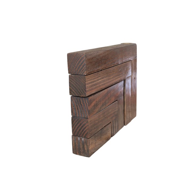 Mid Century Modern Wooden Articulating Candle Holder For Sale - Image 12 of 15