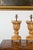 Mid 20th Century Italian Midcentury Painted and Carved Table Lamps with Stylized Foliage - a Pair For Sale In Atlanta - Image 6 of 12