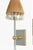 Traditional Visual Comfort Baby Blue Glass Rod Jeweled Custom Raffia Shell Trim Shade Single Light Wall Lamp Sconce For Sale - Image 3 of 9